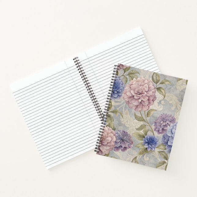 Cuaderno Vintage Floral Peony (Interior)
