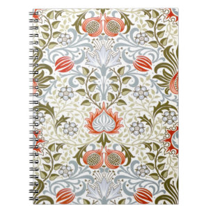 Cuaderno Vintage Floral Wallpaper de William Morris (1879)
