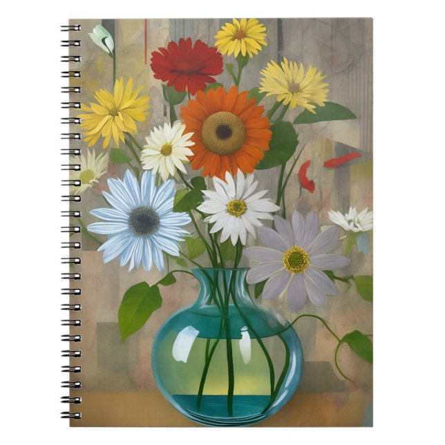 Cuaderno vintage flower 1 (Frente)