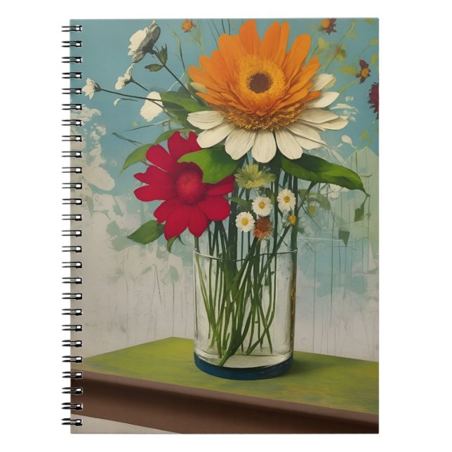 Cuaderno vintage flower 3 (Frente)