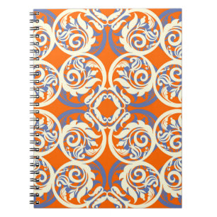 Cuaderno Vintage fondo hermoso, patrón ininterrumpido, lu