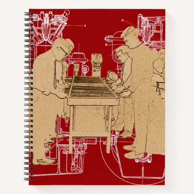 CUADERNO VINTAGE FOOSBALL FUZBOLL FOTO TABLE FOOTBALL (Anverso)