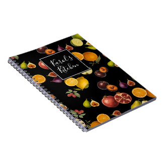 Cuaderno Vintage Fruits Notebook/Recipe Book (Customize)