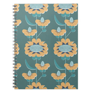 Cuaderno Vintage geométrico: Motif náutico textil