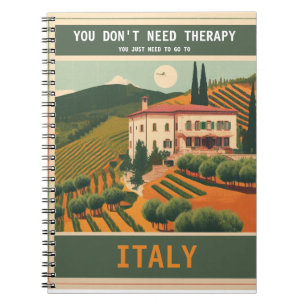 Cuaderno Vintage "go a Italia"