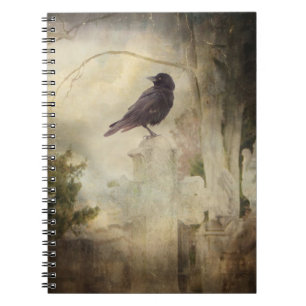 Cuaderno Vintage Gótico Crow