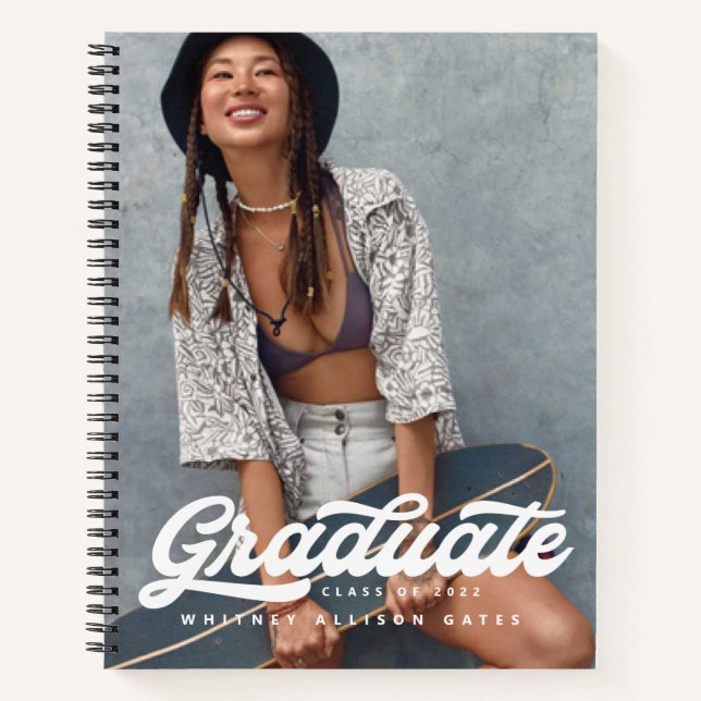 Cuaderno Vintage Graduate Guest Book (Anverso)