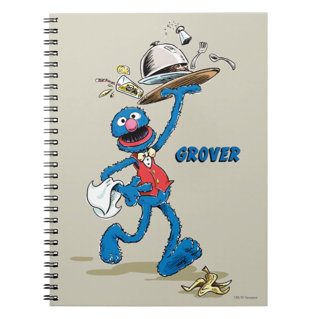 Cuaderno Vintage Grover the Waiter (Frente)