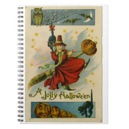 Cuaderno Vintage Halloween Witch