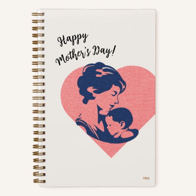 Cuaderno Vintage Happy Mother`s Day (Anverso)