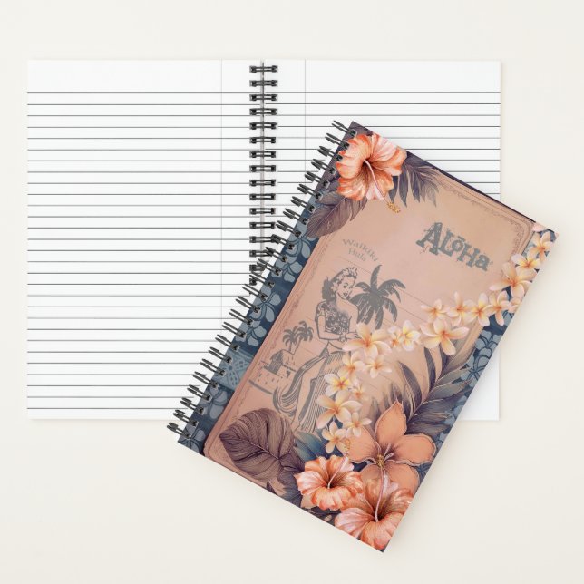 Cuaderno Vintage Hawaiian Scrapbook: Hula (Interior)