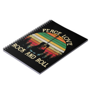 Cuaderno Vintage Hippie Van Flower Bus Peace Love