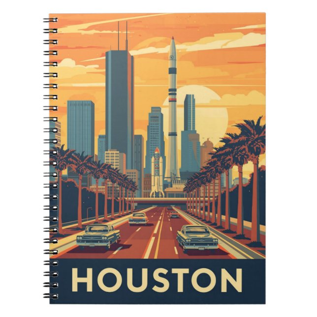 Cuaderno Vintage Houston Space (Frente)