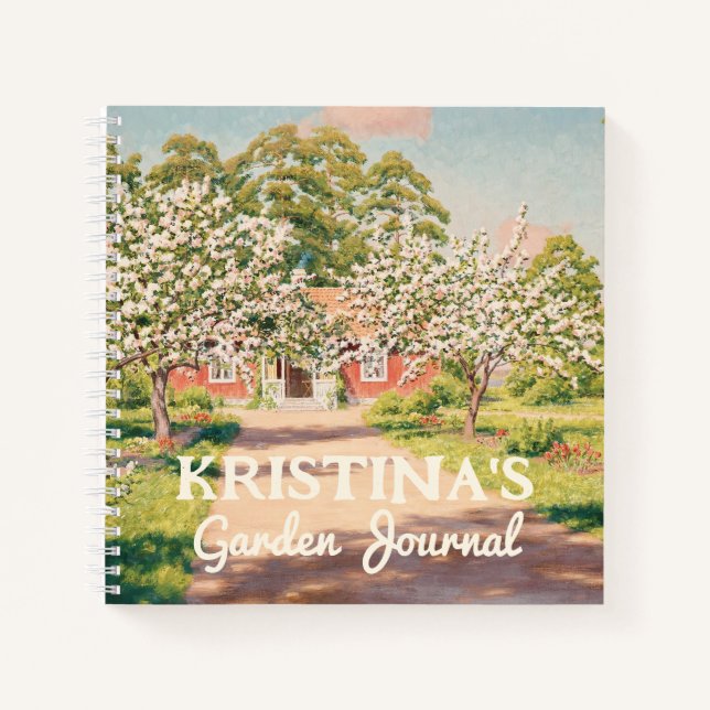 Cuaderno Vintage Johan Krouthén Bella Artes Personal Garden (Anverso)