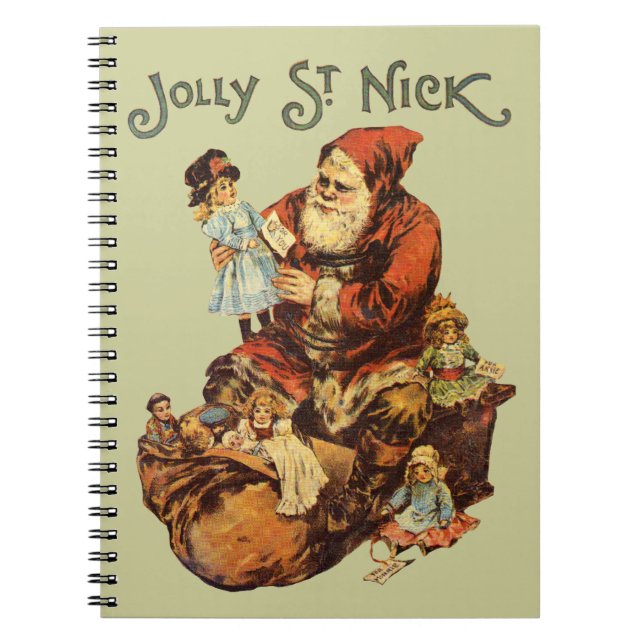 Cuaderno Vintage Jolly St. Nick (Frente)