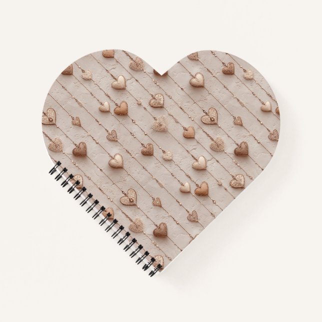Cuaderno Vintage Lace Heart Strings (Anverso)