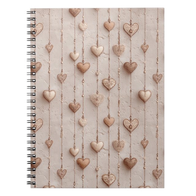 Cuaderno Vintage Lace Heart Strings (Frente)