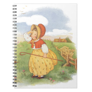 Cuaderno Vintage Little Bo Peep Mother Goose Nursery Rhyme