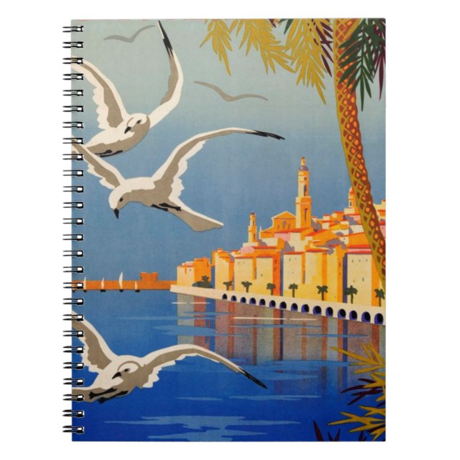 Cuaderno Vintage Menton CoTe D'azur (Frente)