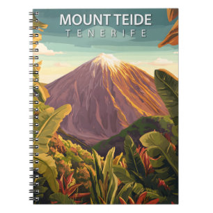 Cuaderno Vintage Monte Teide Tenerife Canarias