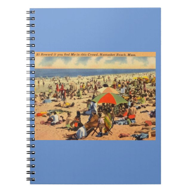 Cuaderno Vintage Nantasket Beach, Massachusetts (Frente)