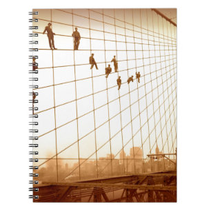 Cuaderno Vintage Painters Brooklyn Bridge