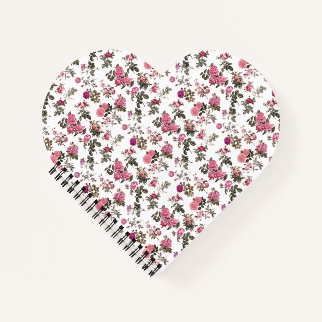 Cuaderno Vintage Pink Roses (Anverso)