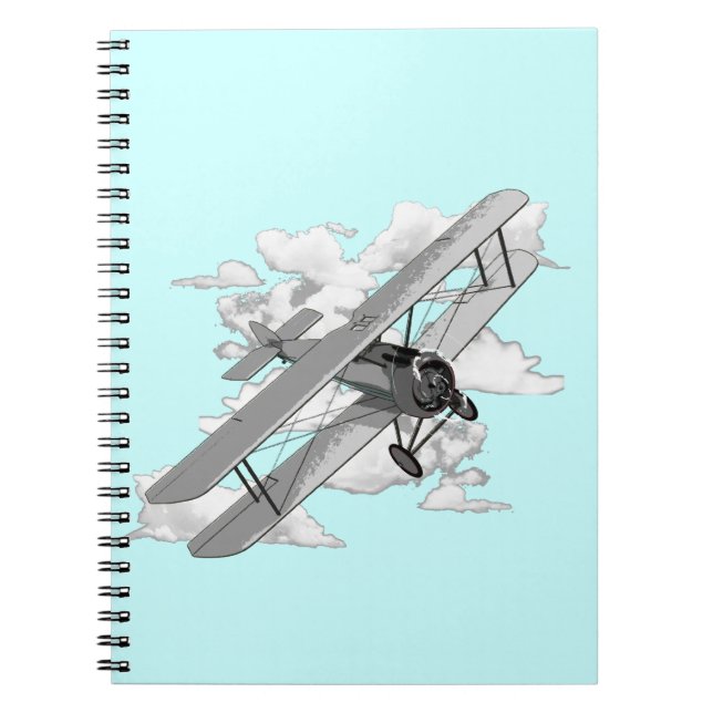 Cuaderno Vintage Plane (Frente)
