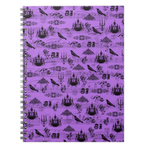Cuaderno Vintage Purple Halloween