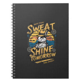 Cuaderno Vintage Rabbit Workout Motivation Art