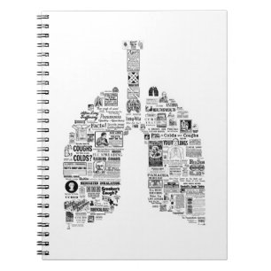 Cuaderno Vintage Remedios respiratorios pulmonares arte
