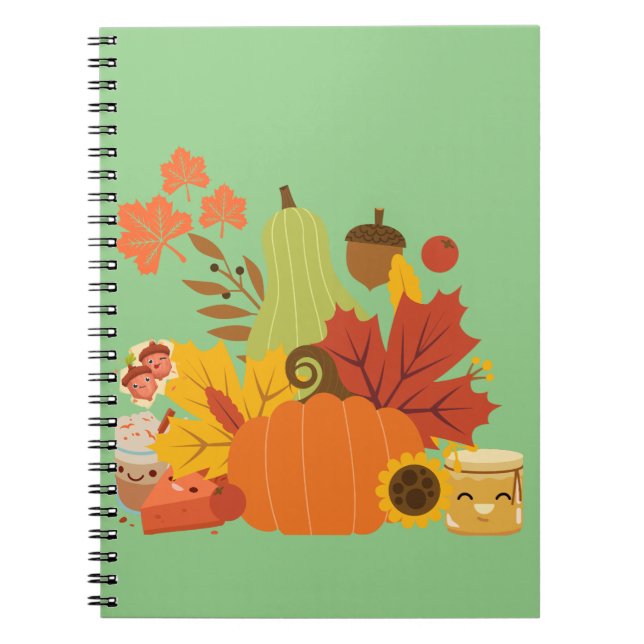 CUADERNO VINTAGE RETRO AUTUMN DEJA EL DISEÑO GRÁFICO (Frente)