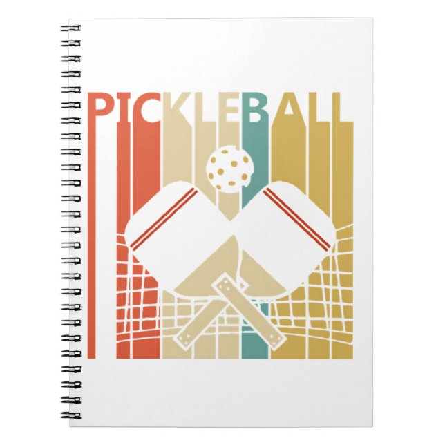 Cuaderno Vintage Retro Pickleball (Frente)