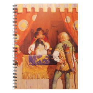 Cuaderno Vintage Robin Hood Meets Maid Marian by NC Wyeth