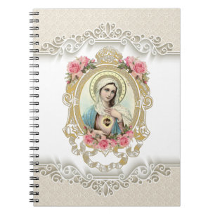 Cuaderno Vintage Rosas de Virgen María