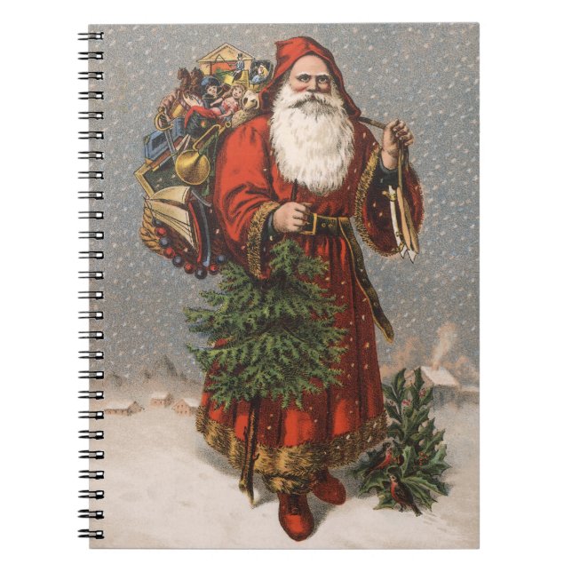 Cuaderno Vintage Santa Navidades (Frente)
