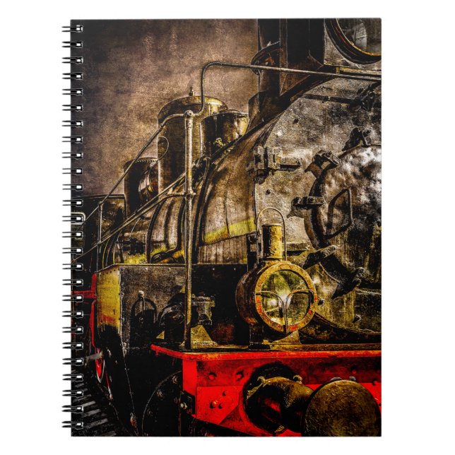 Cuaderno Vintage Steam Train - Old Timer (Frente)