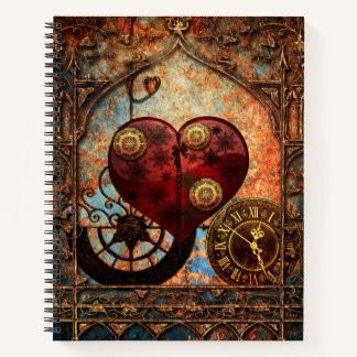 Cuaderno Vintage Steampunk Hearts Wallpaper