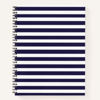 Cuaderno Vintage Stripes de la Marina Náutica de los años 9