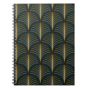 Cuaderno Vintage style elegante art deco repetido