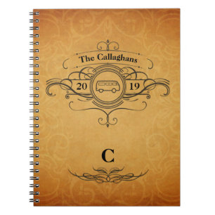 Cuaderno Vintage Style Van Travel Journal