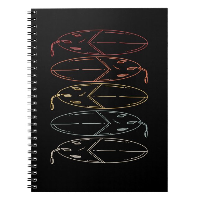 Cuaderno Vintage Surfboard (Frente)