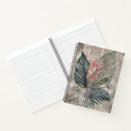 Cuaderno Vintage Tropicals: Maui Protea