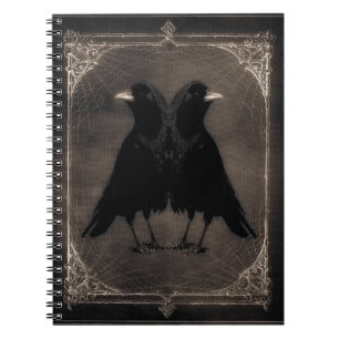 Cuaderno Vintage Twin Crows
