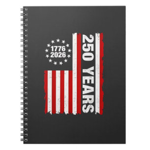 Cuaderno Vintage USA Semiquincentenario 250 Aniversario