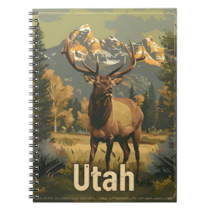 Cuaderno Vintage Utah Elk