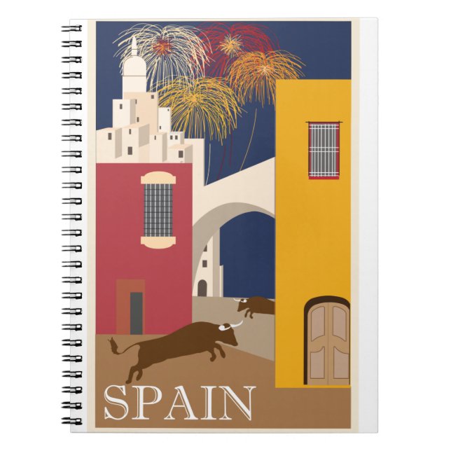 Cuaderno Vintage - Viajes - Poster - España (Frente)