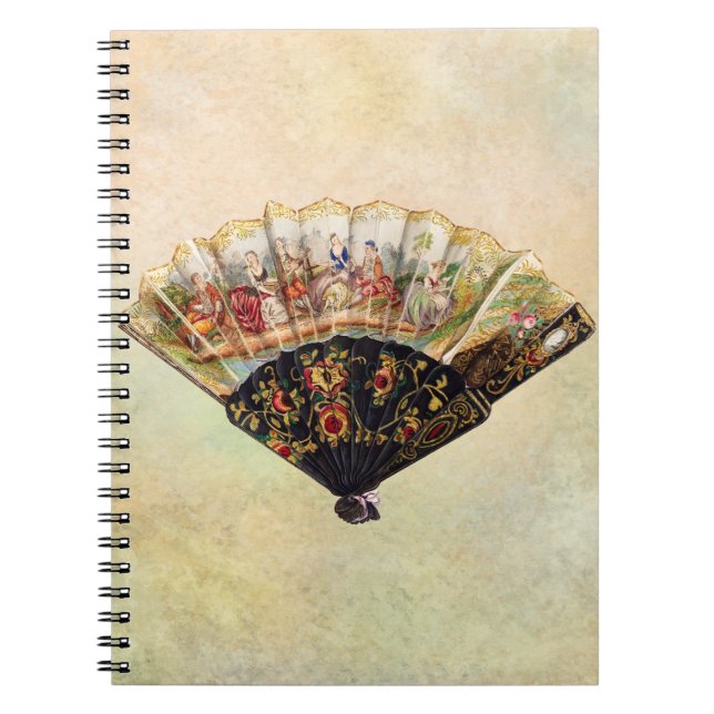 Cuaderno Vintage Victorian Era Fan (Frente)