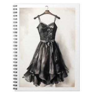 Cuaderno Vintage Victorian LBD Pequeño Memoir De Vestido Ne