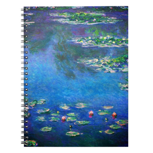 Cuaderno Vintage Water Lilies by Claude Monet (Frente)